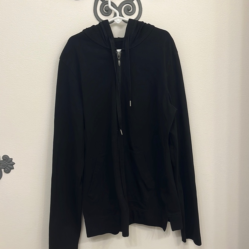 Black Athletic zip up jacket